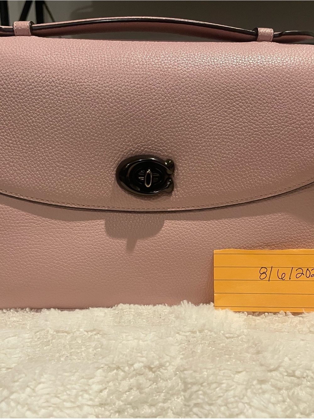 Coach Cassie in Aurora pink